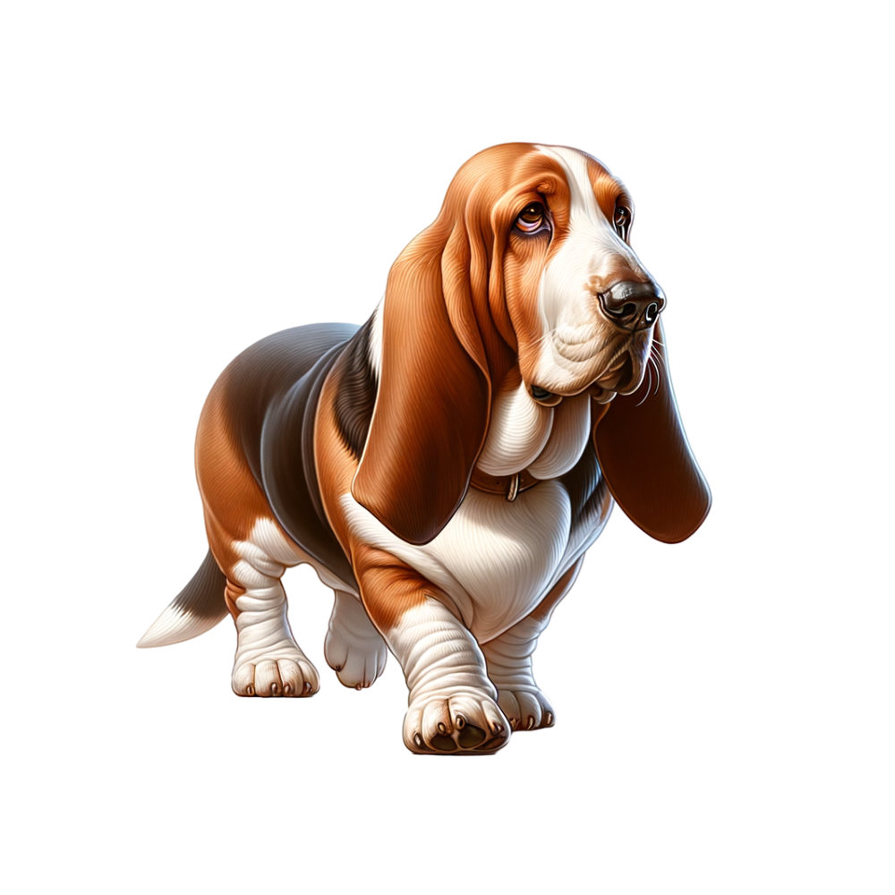 Basset hound color png transparent file