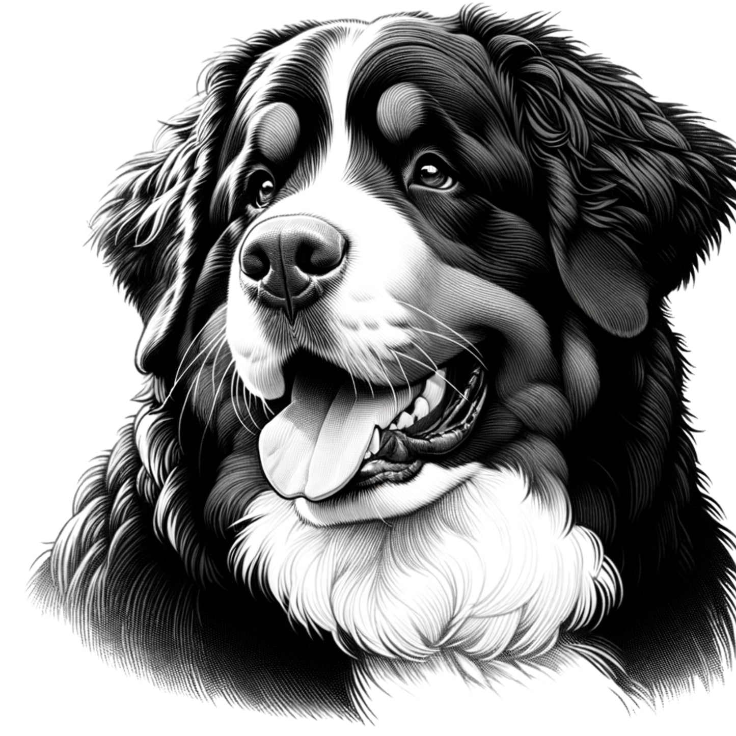 Fantasy Art Design  Bernese Mountain Dog