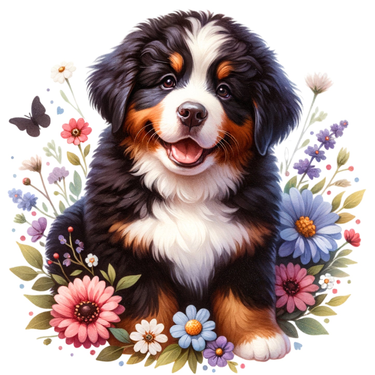 Fantasy Art Design  Bernese Mountain Dog