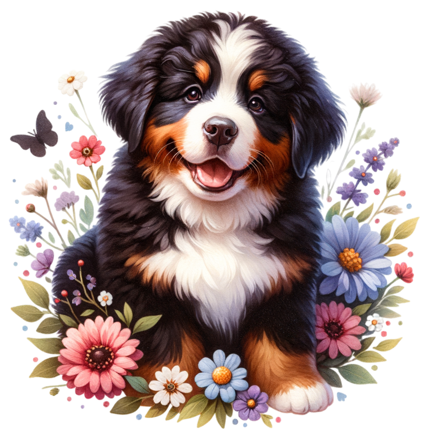 Fantasy Art Design  Bernese Mountain Dog