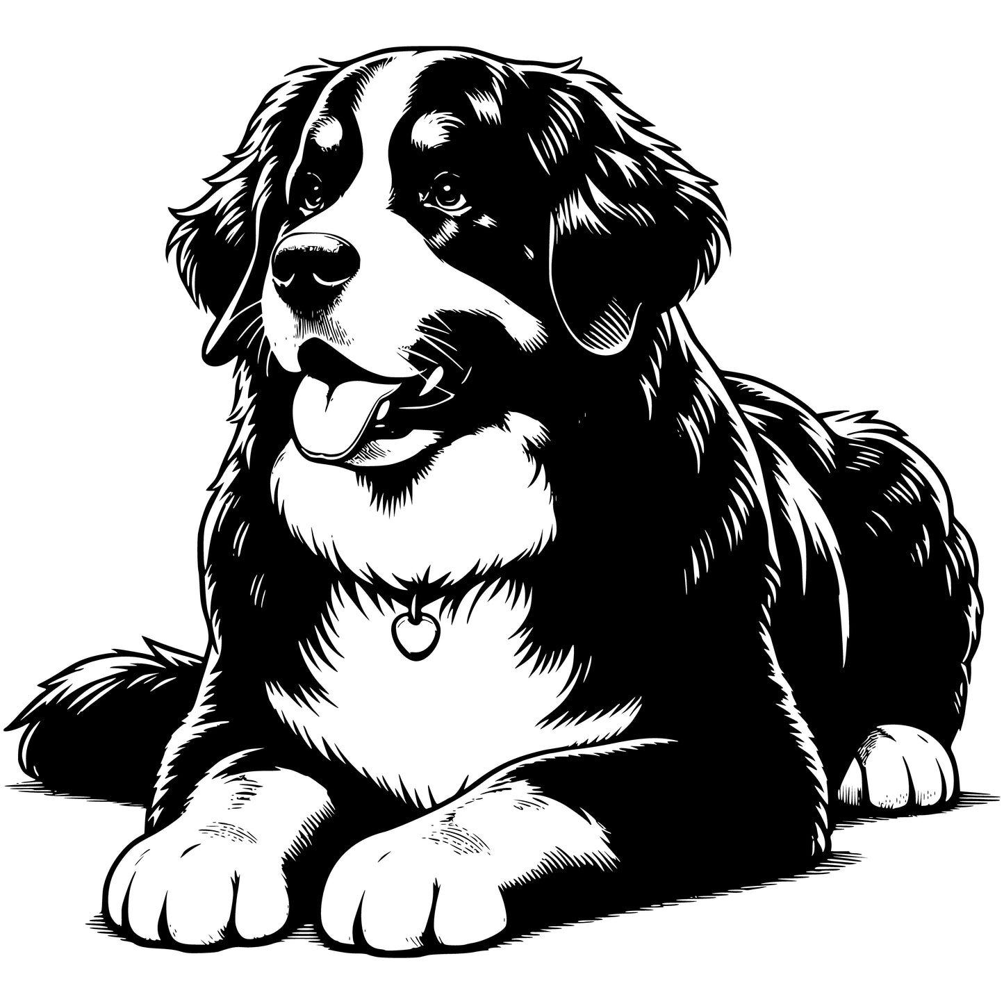 Fantasy Art Design  Bernese Mountain Dog