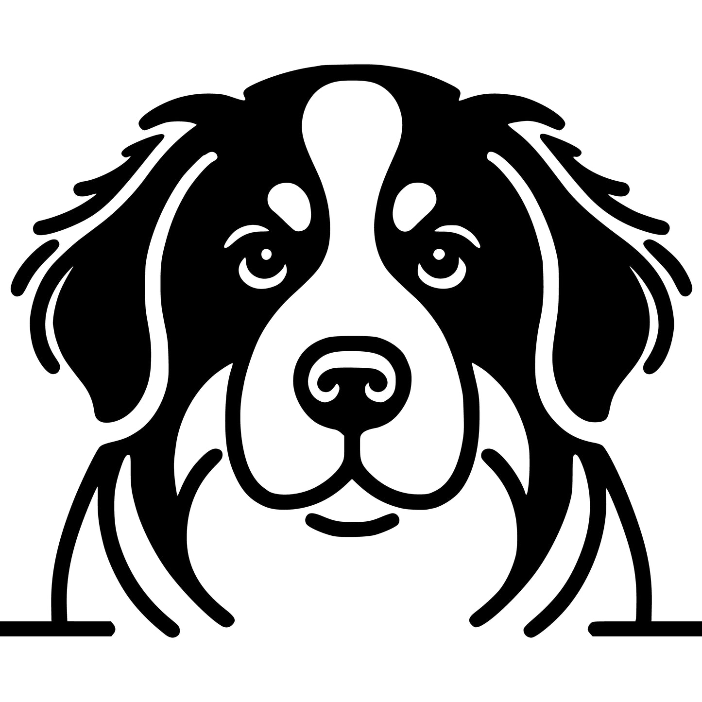 Fantasy Art Design  Bernese Mountain Dog