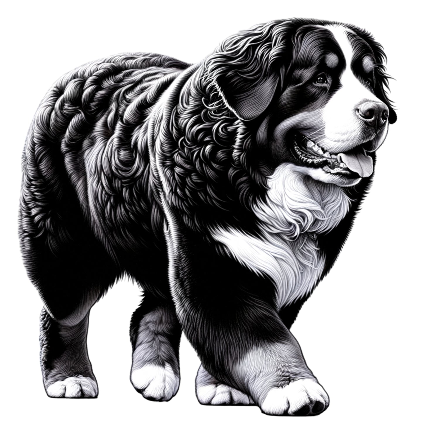 Fantasy Art Design  Bernese Mountain Dog