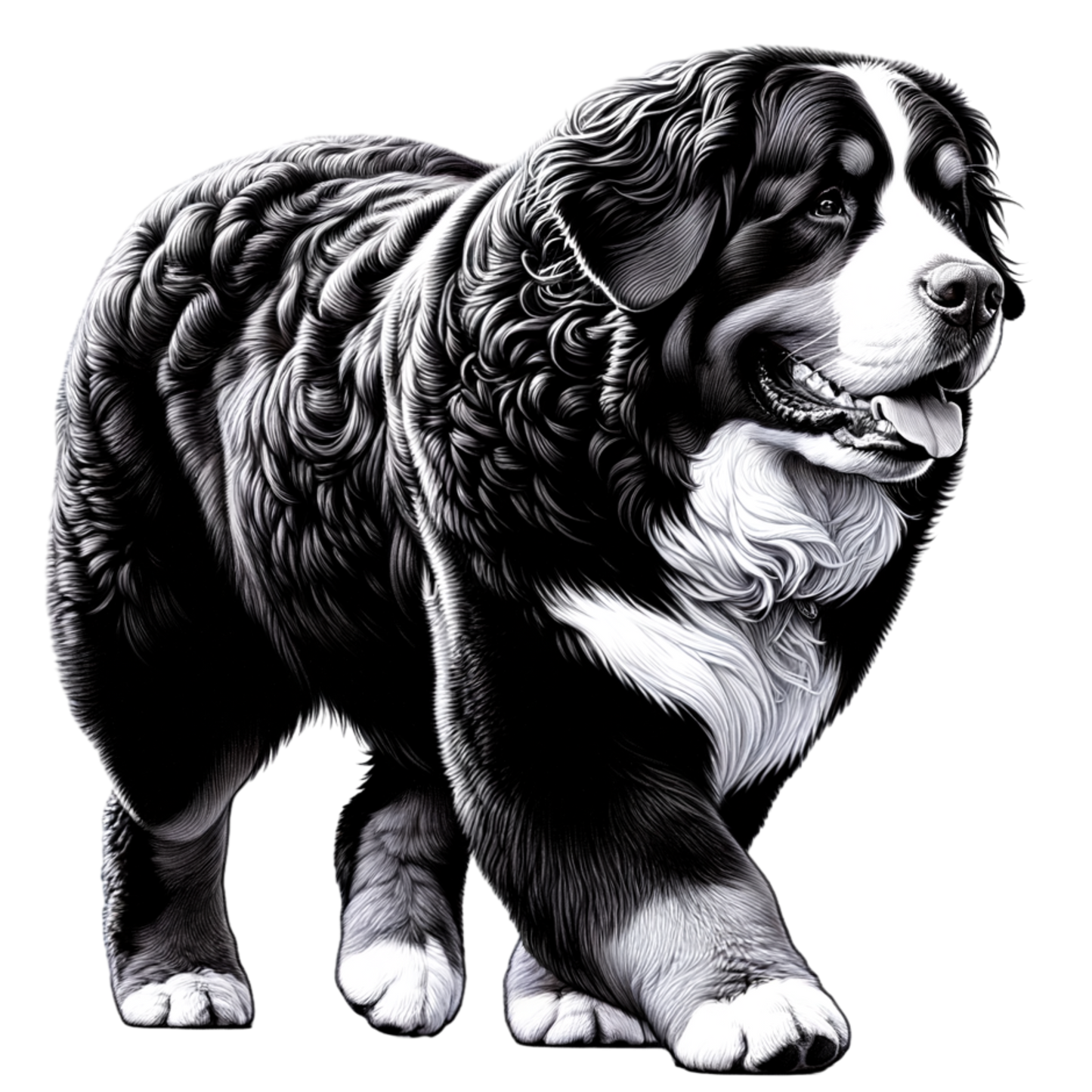 Fantasy Art Design  Bernese Mountain Dog