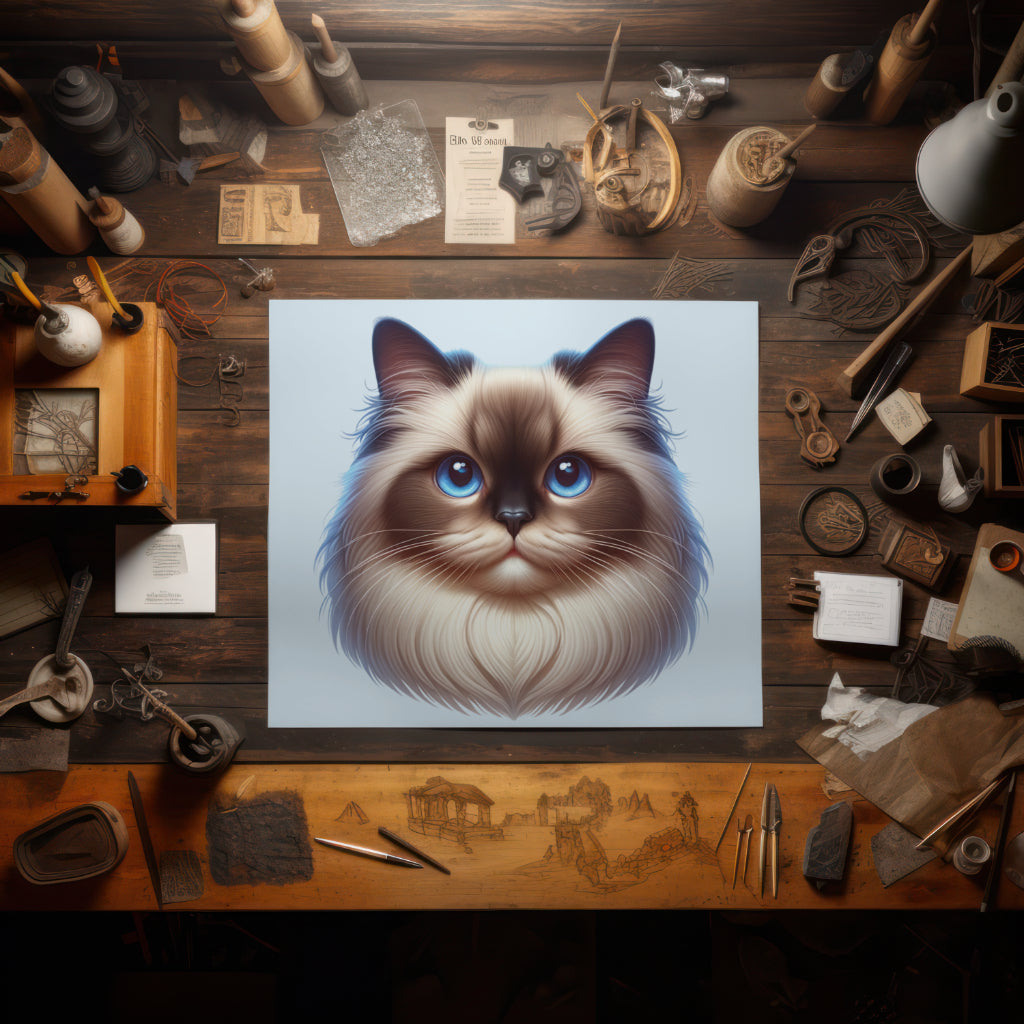 Fantasy Art Design Cats close up