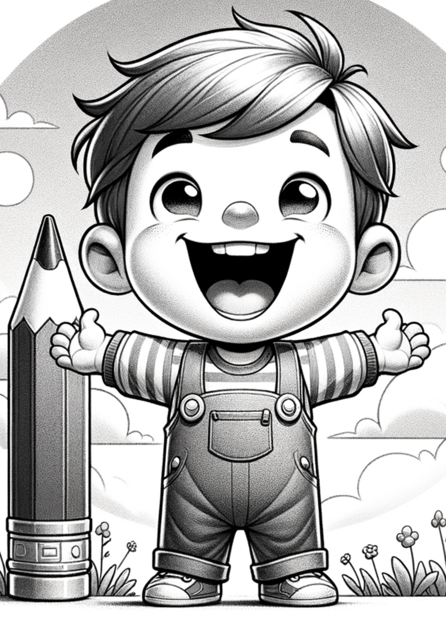 Fantasy art design Nursery  boy print