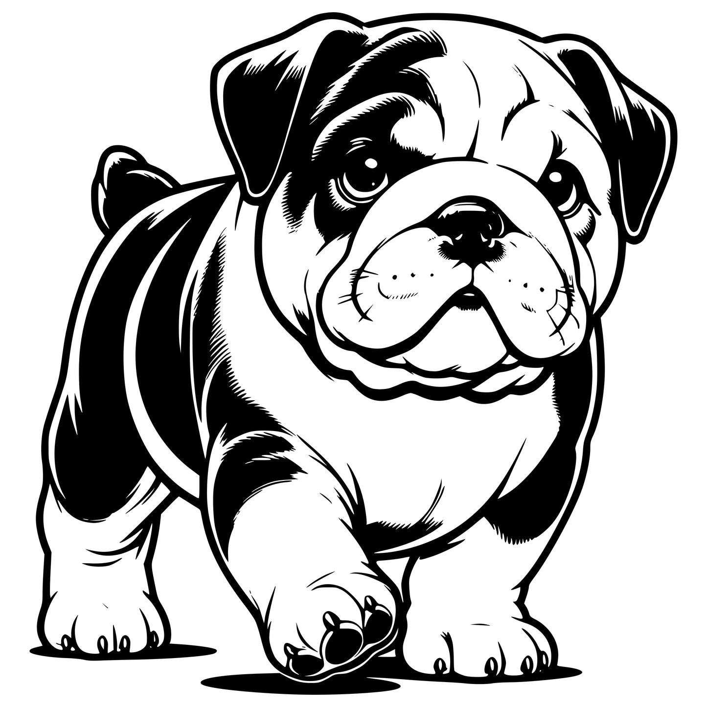 Fantasy Art Design  Bulldog