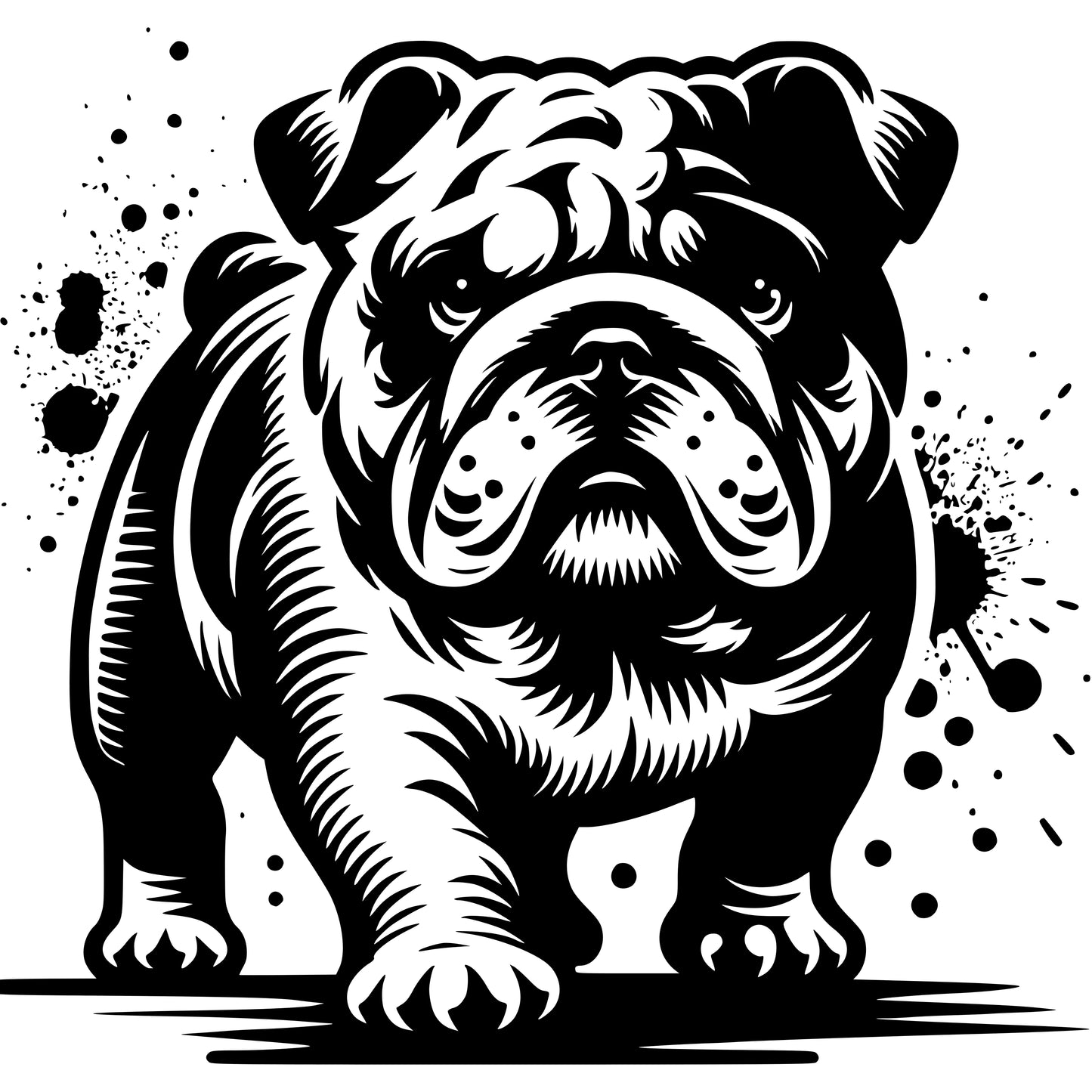 Fantasy Art Design  Bulldog