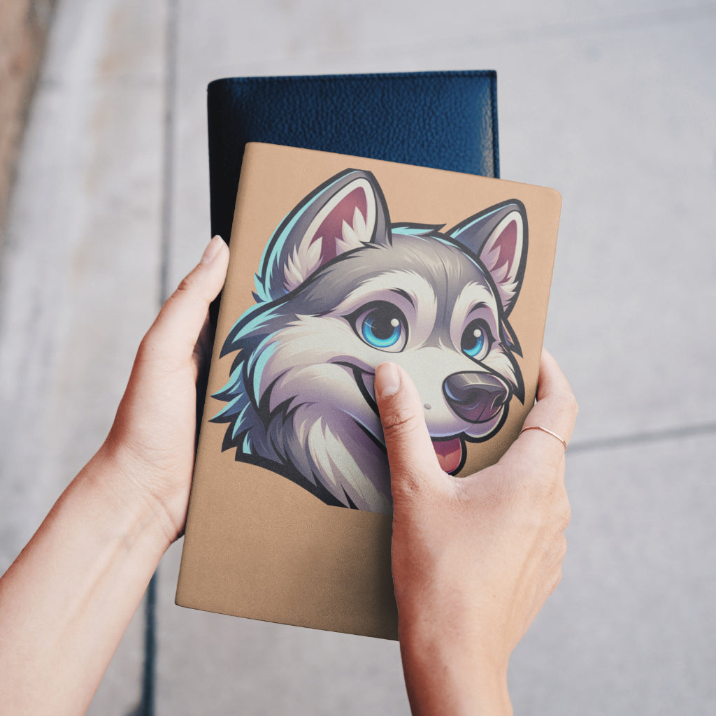 Husky book cover mockup