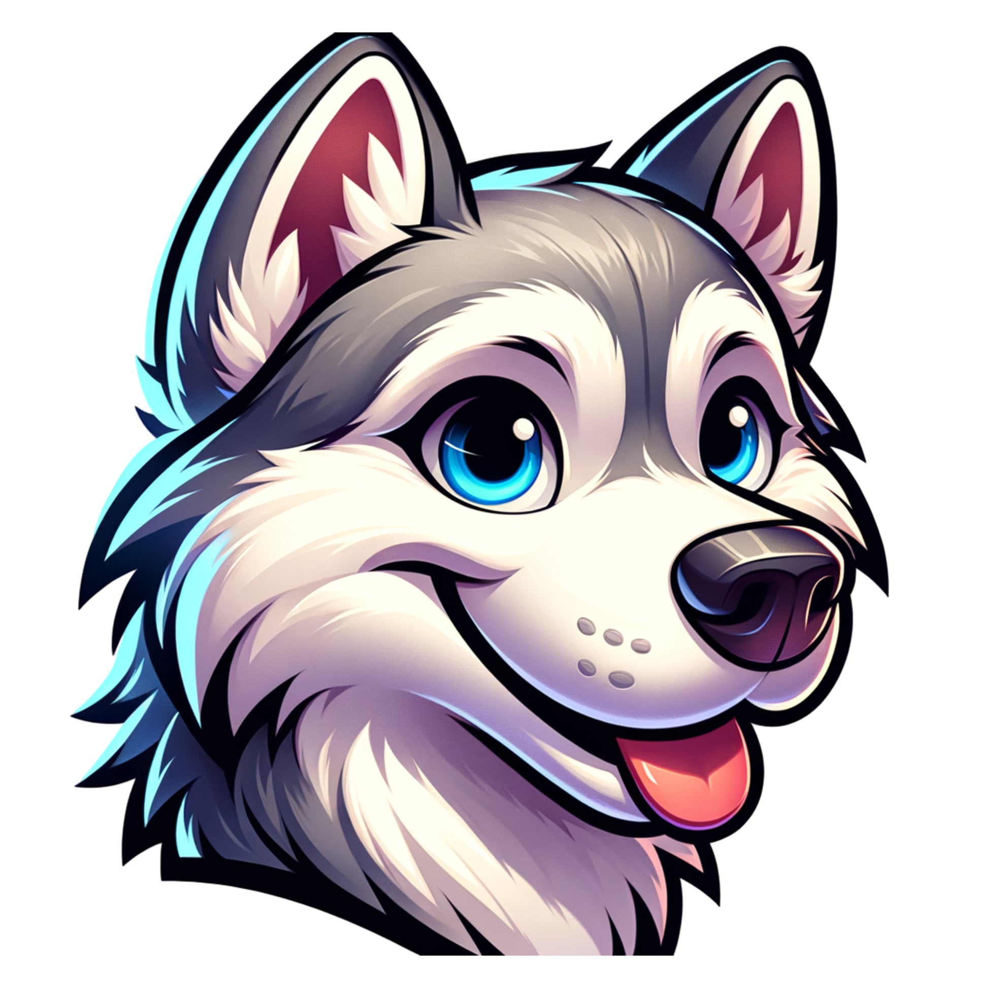 Husky cartoon jpeg file