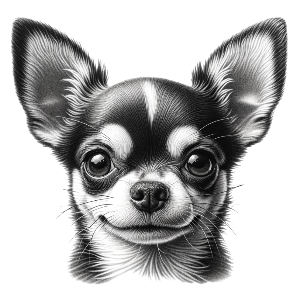 Chihuahua head png transparent file