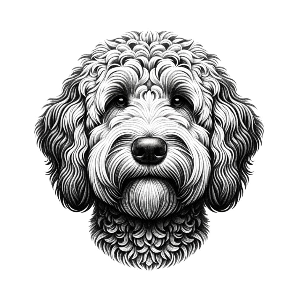 Golden doodle dog jpg file