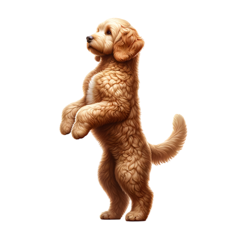 Golden doodle png transparent file