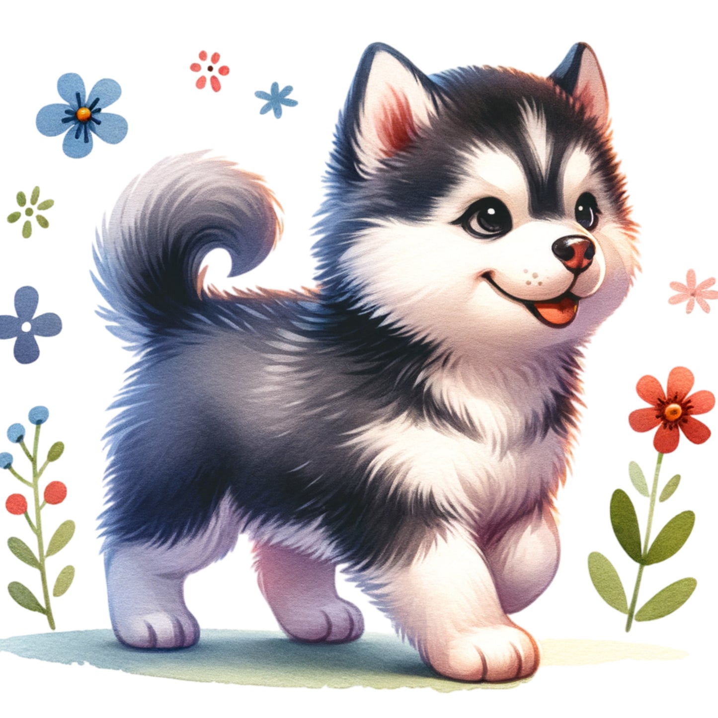 Fantasy Art Design  Husky