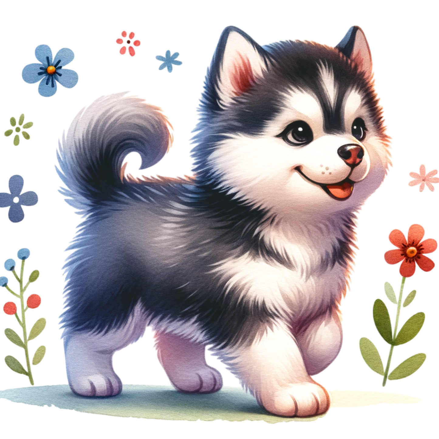 Fantasy Art Design  Husky