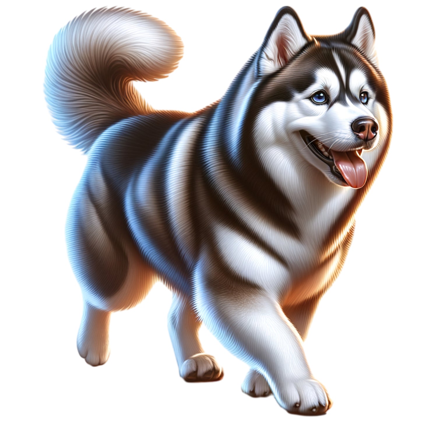 Fantasy Art Design  Husky