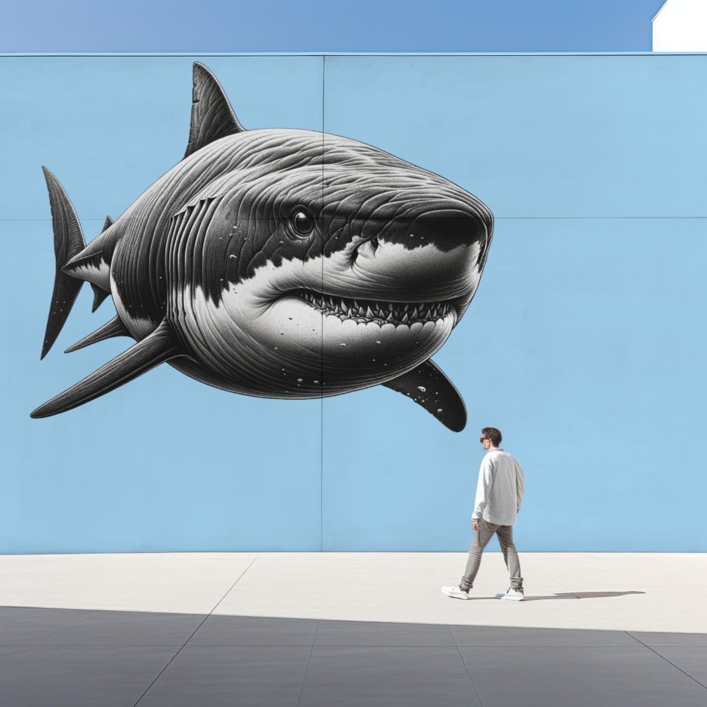 Fantasy Art Design Megalodon