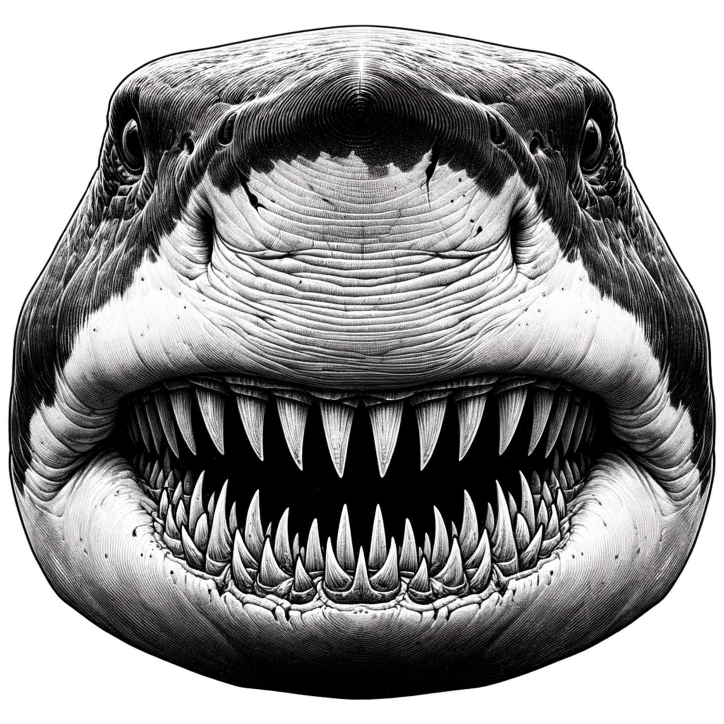 Fantasy Art Design Megalodon