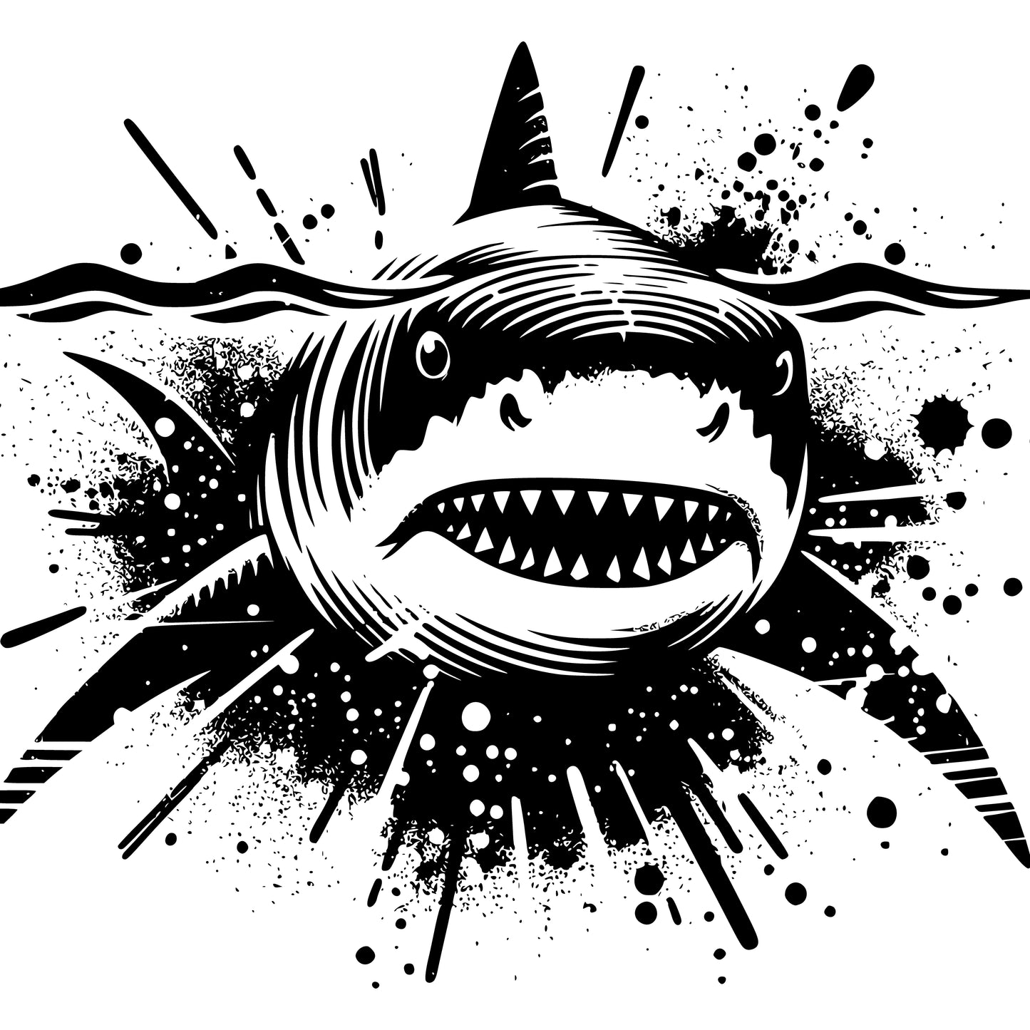 Fantasy Art Design Megalodon