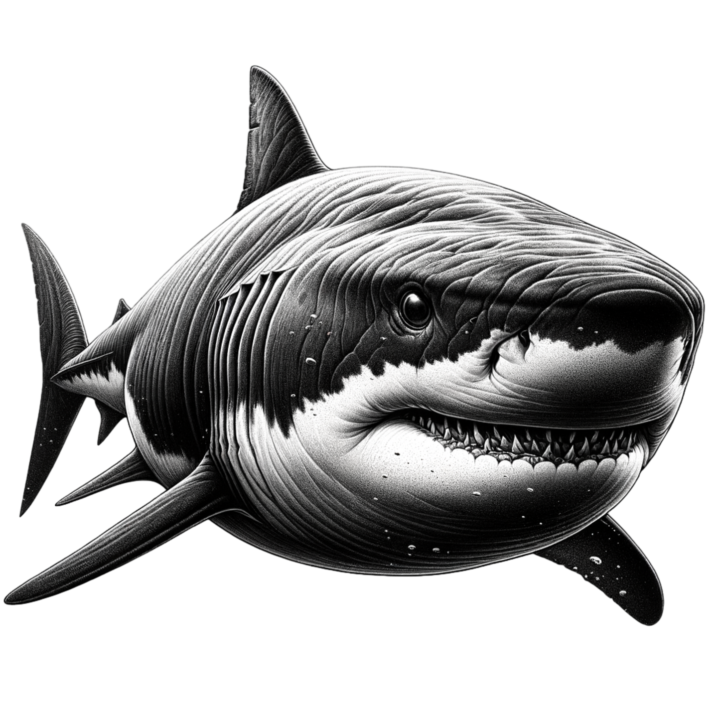 Fantasy Art Design Megalodon