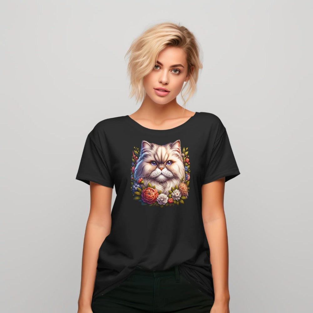 Persian cat mockup shirt