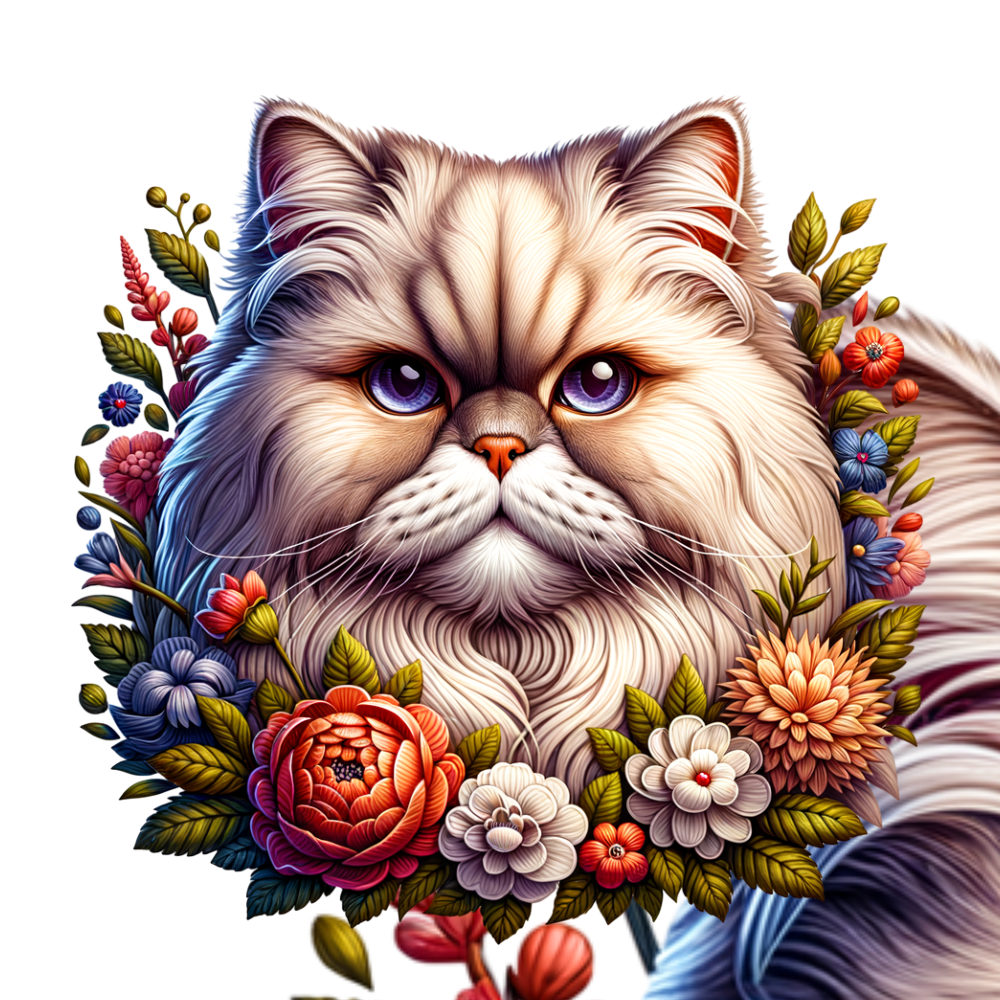 Persian cat png file transparent background