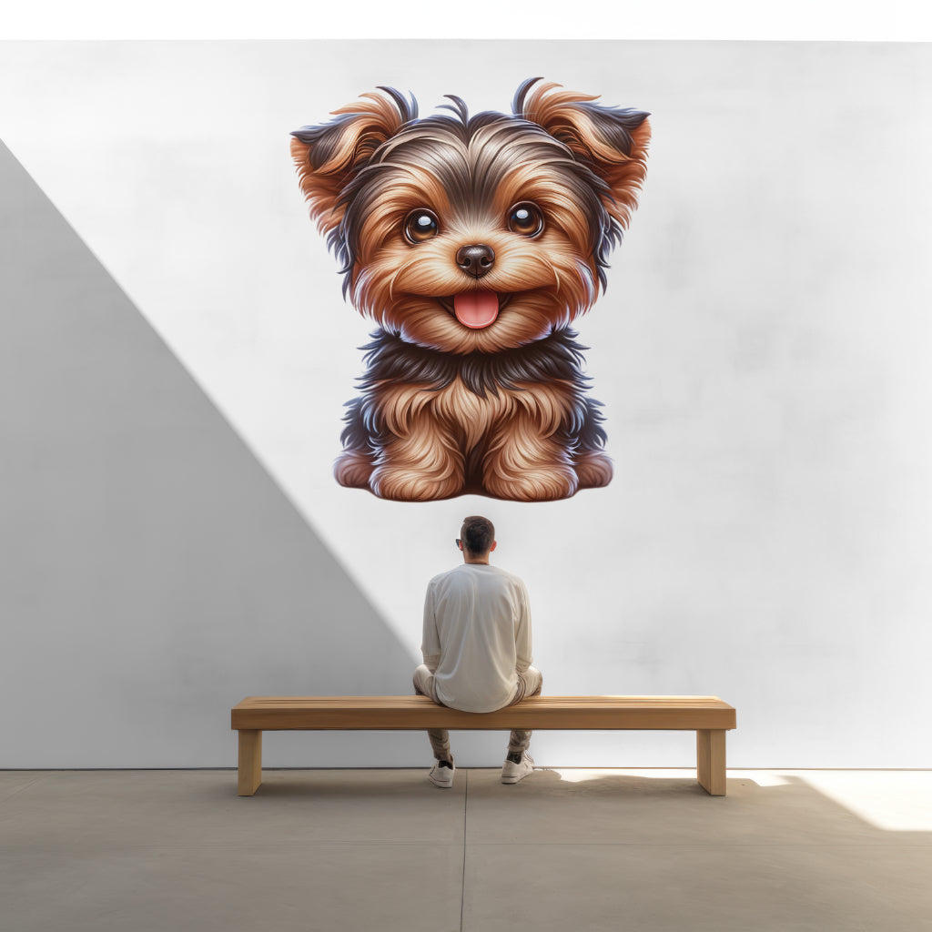 Yorkiewallartmockup