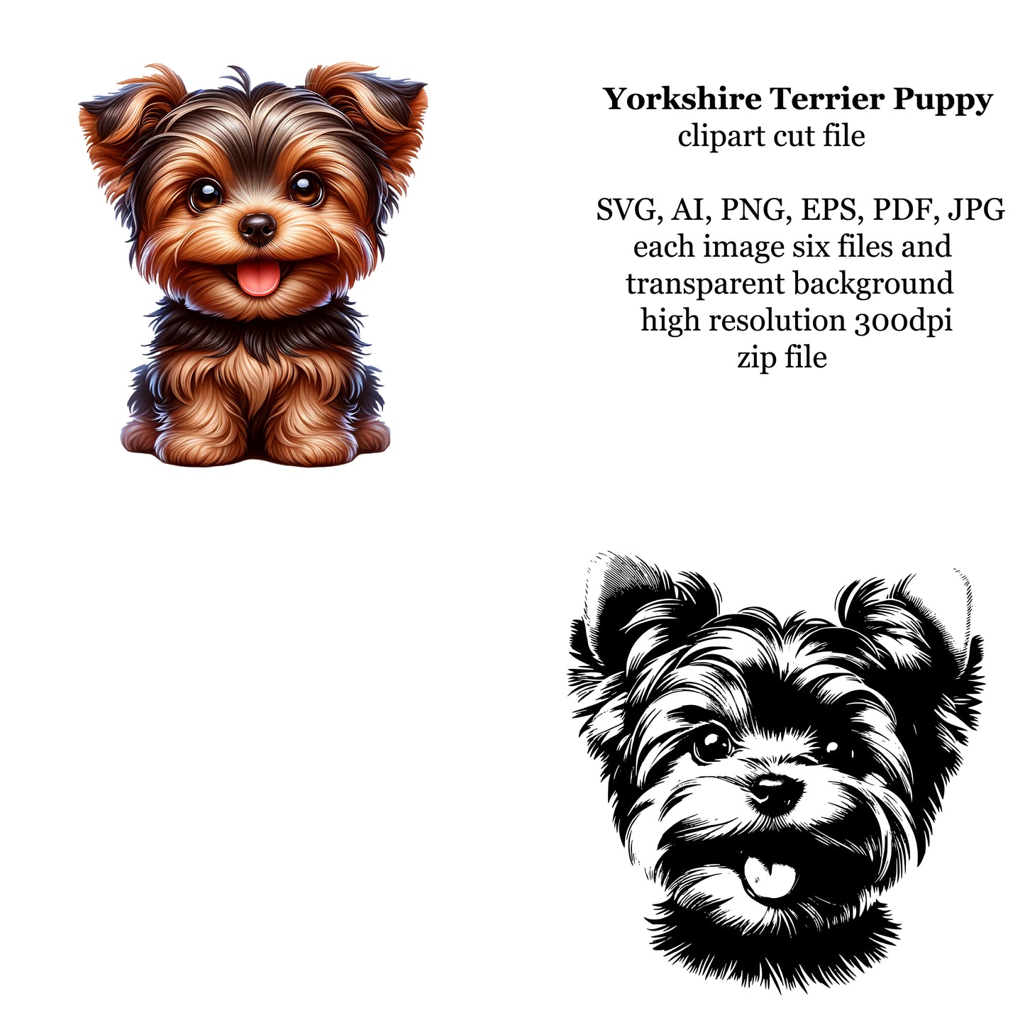 Fantasy Art design Yorkie