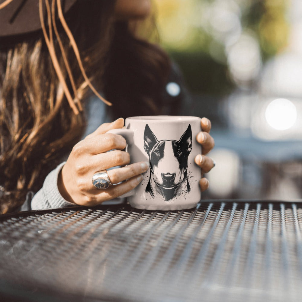 Pitbull terrier mockup mug