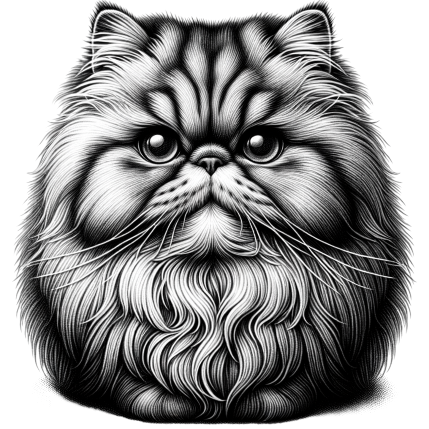 Fantasy Art Design  Persian cat