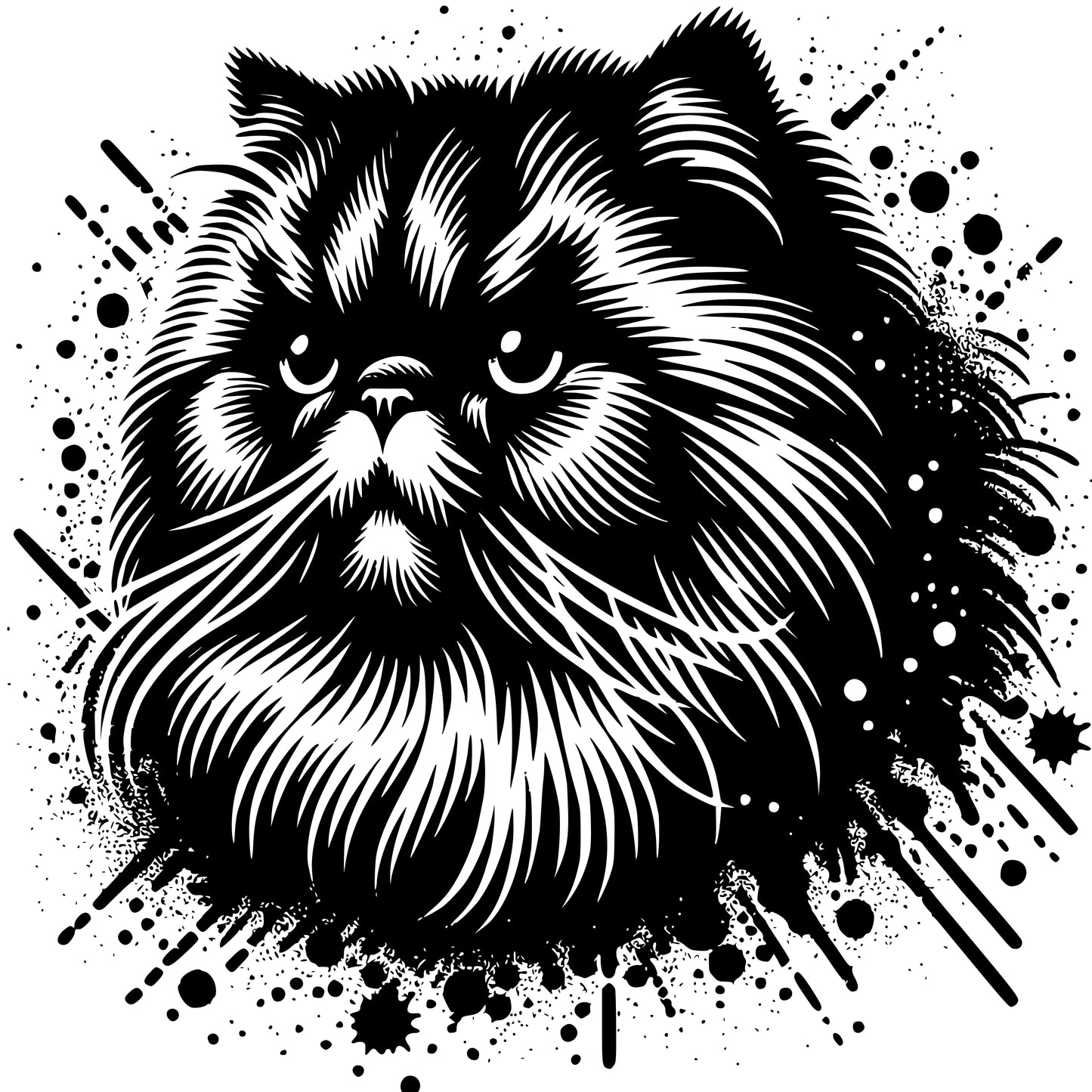 Fantasy Art Design  Persian cat