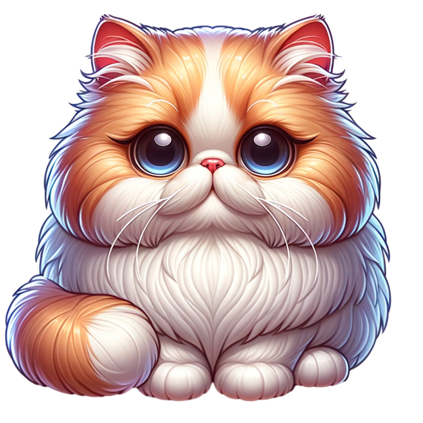 Fantasy Art Design  Persian cat